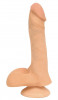 Реалистичный фаллоимитатор Wildfire Real Man CyberSkin CyberGlo Cock - 20 см.