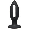 Чёрная анальная пробка Kink Wet Works Lube Luge Premium Silicone Plug 5