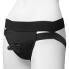 Трусики с плугом Vac-U-Lock Panty Harness with Plug Dual Strap - S/M, черный