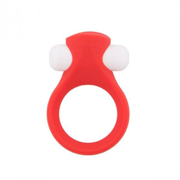 Красное эрекционное кольцо Lit-UP Silicone Stimu Ring 2