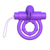 Эрекционное кольцо на пенис и мошонку с вибрацией Remote Control Rabbit Ring