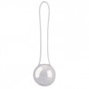 Серебристый вагинальный шарик Pleasure Ball Deluxe