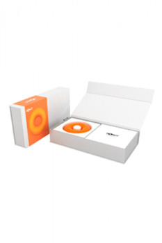 Оранжевый многофункциональный вибратор Donut Orange