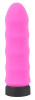 Розовый мини-вибратор Power Vibe Wavy - 9,7 см.