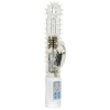Шипастый вибратор с клиторальным отростком White Nights Thin Squirmy - 19 см.