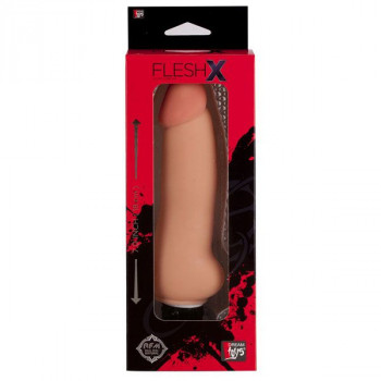 Реалистичный вибромассажёр Realstuff 7Inch Vibrator Flesh - 16,5 см.