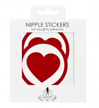 Красные пестисы Round Hearts в виде сердечек в круге