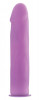 Фиолетовый страпон Deluxe Silicone Strap On 8 Inch - 20 см.