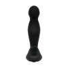Черный вибростимулятор простаты Adam s Rotating P-spot Massager - 14,2 см.