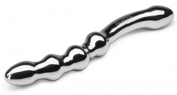 Изогнутый стимулятор G-точки Deliciously Deep Steel G-Spot Wand - 25,4 см.
