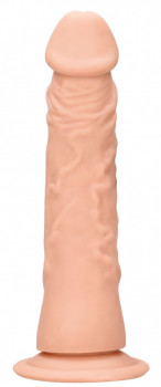 Телесная поясная насадка с трусиками Realistic Dildo - 20 см.