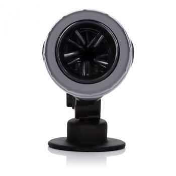 Серый мастурбатор с вибрацией Apollo Hydro Power Stroker
