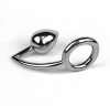 Разборное эрекционное кольцо с анальным плагом 2-Pcs Ring with Egg Asslock