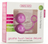 Розовые вагинальные шарики Geisha Twin Balls Deluxe