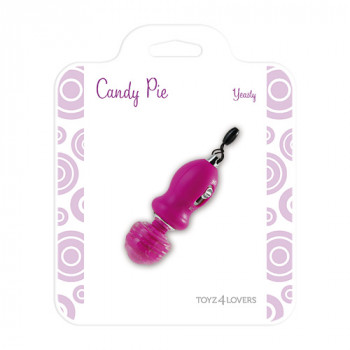 Пурпурный вибростимулятор Mini Stimulator Candy Pie Yeasty