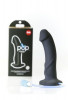 Серый фаллоимитатор с функцией семяизвержения Pop Dildo - 17,9 см.