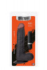 Чёрный вибромассажёр Bigstuff 8.5Inch Black - 22 см.