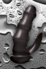 Черный большой анальный вибратор Renegade Mans Pleasure Rocker XL