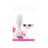 Белый вибромассажёр с ушками Go-Go Rabbit - 13,5 см.