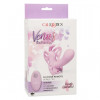 Нежно-розовая вибробабочка Silicone Remote Venus с пультом ДУ