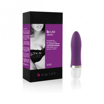 Миниатюрный вибратор bСute Сlassic Purple - 10,5 см.