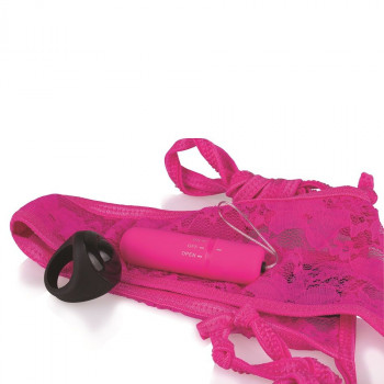 Розовые вибротрусики Remote Control Panty Vibe, розовый