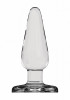 Стеклянная анальная пробка Butt Plug Basic 5 Inch - 12,7 см.