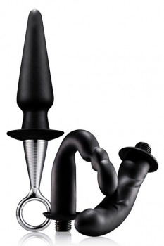 Набор Prostate & Butt Plug Set из рукояти и 3 насадок