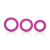 Набор розовых эрекционных колец Posh Silicone Love Rings