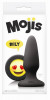 Черная силиконовая пробка среднего размера Emoji Ily - 10,2 см.