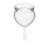 Набор прозрачных менструальных чаш Feel good Menstrual Cup