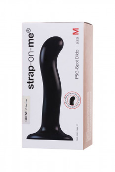 Черный стимулятор для пар P&G-Spot Dildo Size XL - 19,8 см.