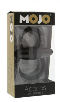 Эрекционное кольцо с подхватом и вибростимулятором Mojo Apeiros Vibrating Cock / Balls Ring