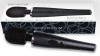 Черный вибромассажер Sorli - 30,5 см.