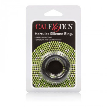 Чёрное эрекционное кольцо Adonis Silicone Rings Hercules