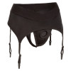 Пояс-трусики для фиксации насадок Boundless Thong with Garter L/XL, черный