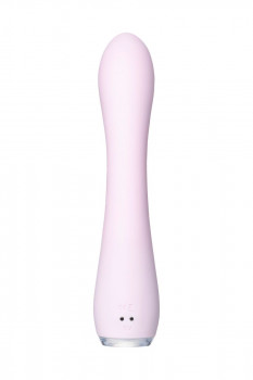 Нежно-розовый вибратор Ppp Shio-Pro - 21 см.