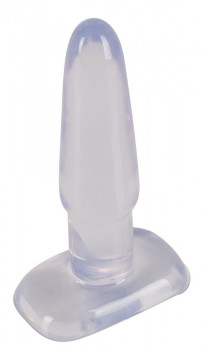 Прозрачная анальная втулка Crystal Clear Medium - 14,5 см.
