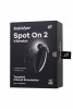 Черный вибростимулятор клитора Satisfyer Spot On 2