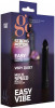 Чёрный вибратор GC Easy Vibe - 13,2 см.