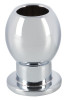 Алюминиевая анальная пробка с тоннелем Lust Tunnel Plug - 6,5 см.