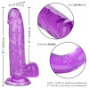 Фиолетовый фаллоимитатор Size Queen 6