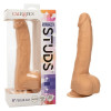 Телесный фаллоимитатор Silicone Studs 8