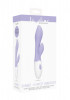 Фиолетовый G-spot вибратор Sunset со стимулятором клитора - 20 см.
