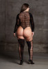 Оригинальный боди-комбинезон Kalyke Xxiii Bodystocking with Turtleneck, черный