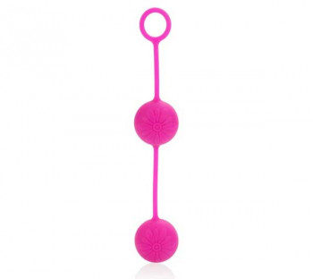 Розовые вагинальные шарики Posh Silicone “O” Balls