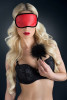Набор для игры Two-Toned Blindfold and Tickler - маска на глаза и пуховая кисточка