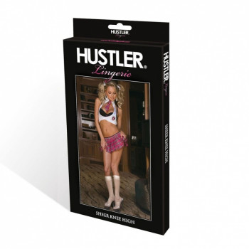 Белые гольфы Hustler