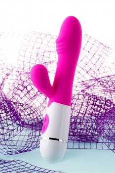 Розовый вибратор A-Toys Nixy - 23 см.