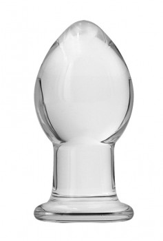 Стеклянная анальная пробка Crystal Small - 6,2 см.